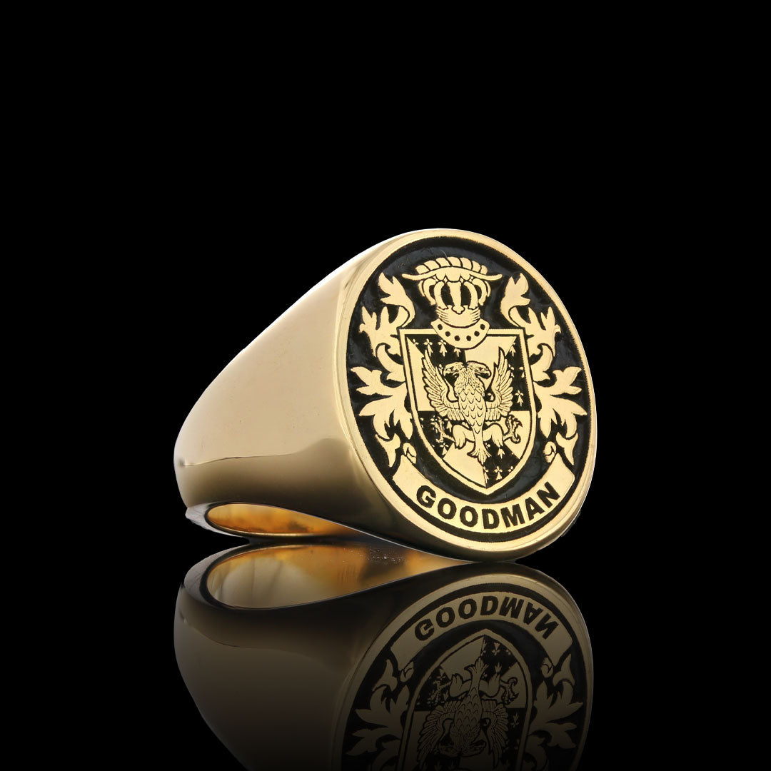 Baron Crest Ring Oval