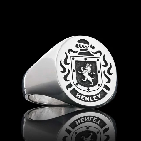 Duke Crest Ring Oval