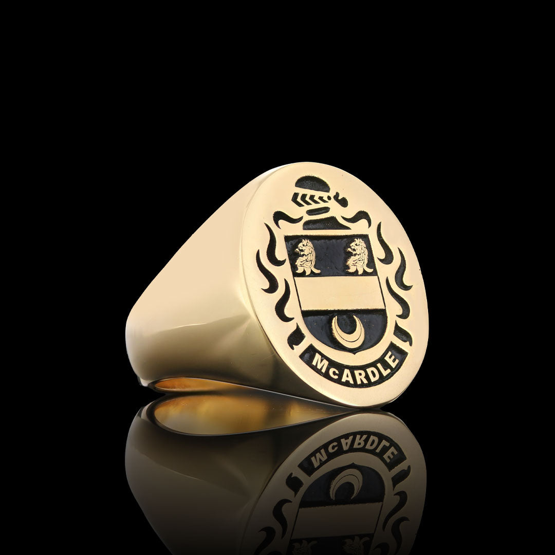 Duke Crest Ring Oval