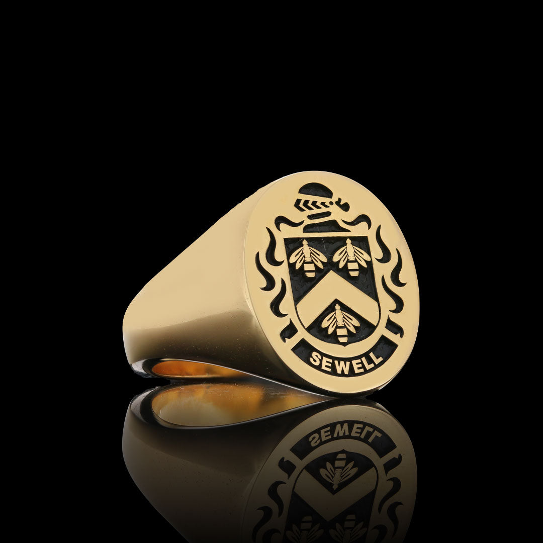 Duke Crest Ring Oval