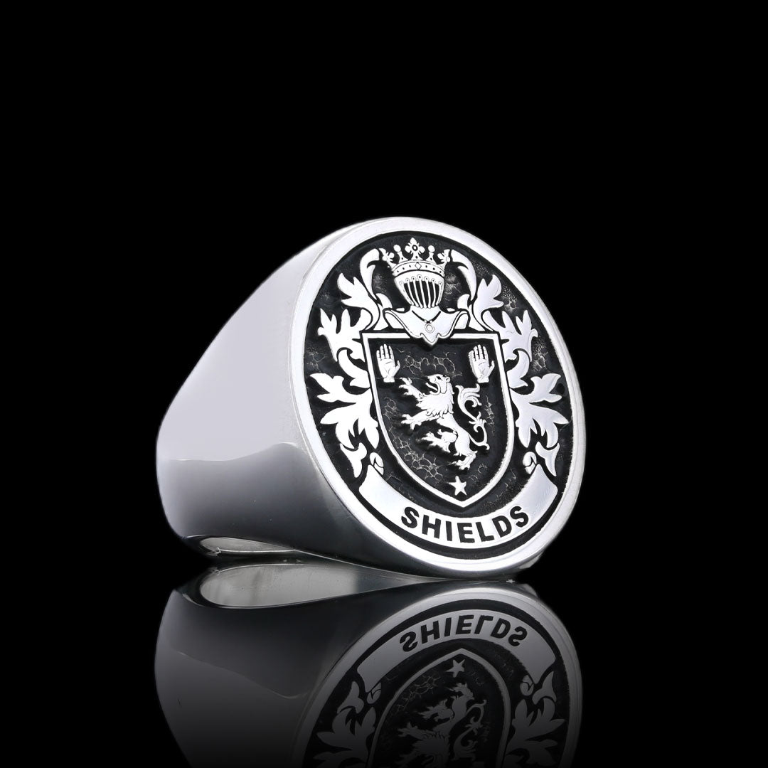 Pinky Finger Crest Ring