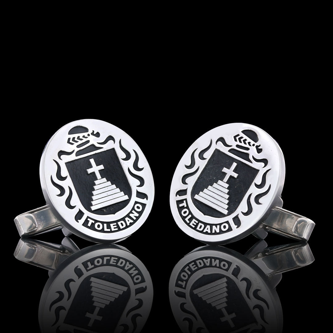 Duke Crest Cufflinks Oval