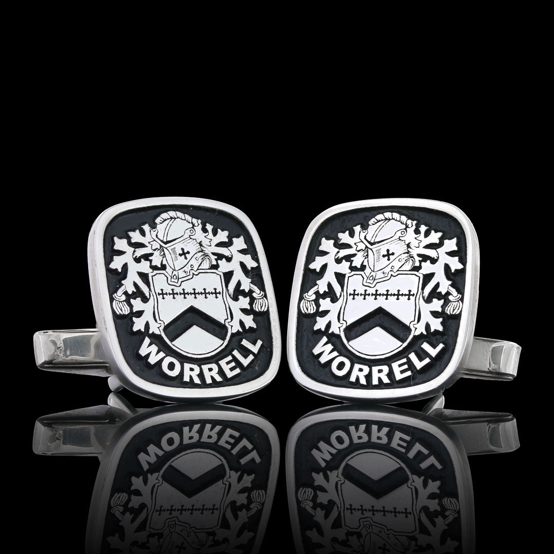 Cadet Crest Cufflinks Square