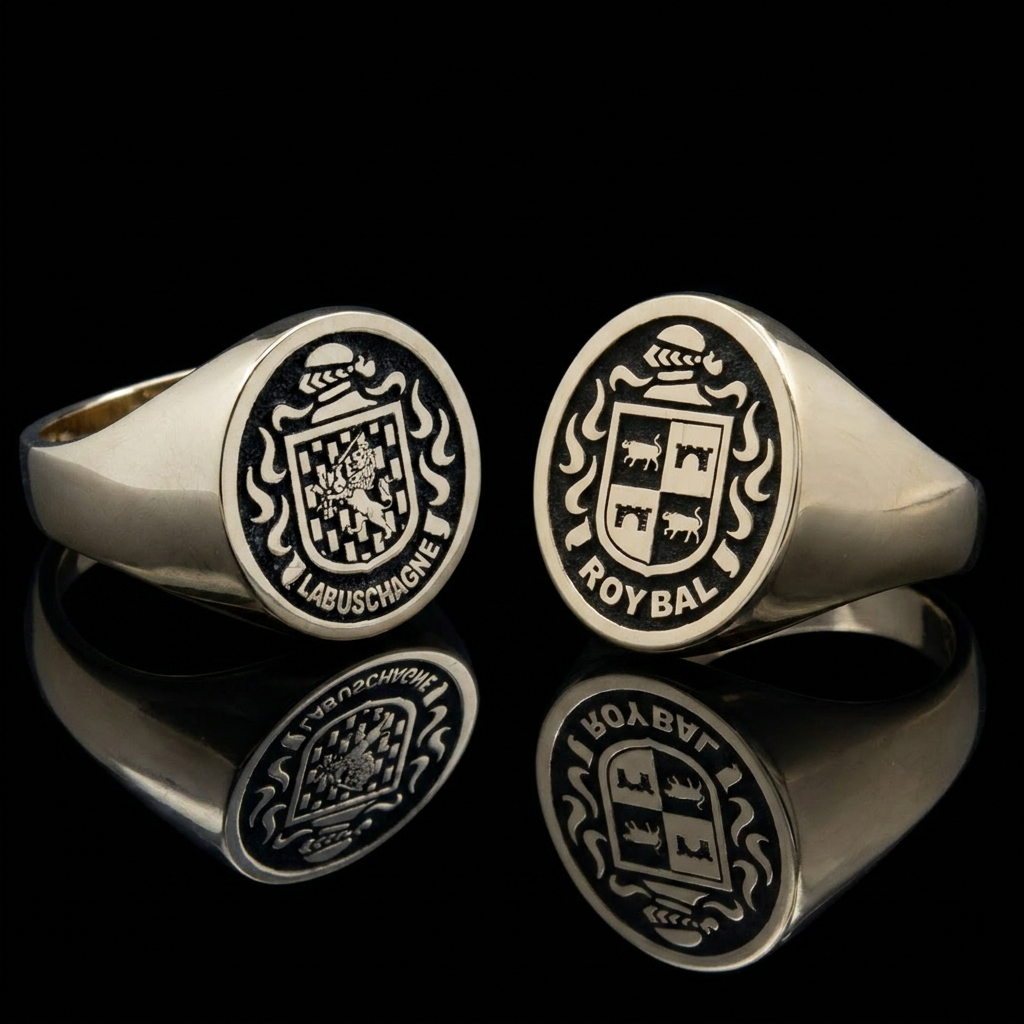 Pinky Finger Crest Ring