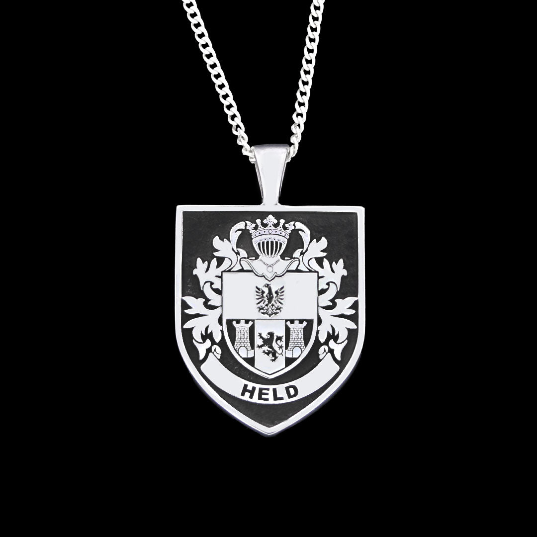 Shield Family Crest Pendant