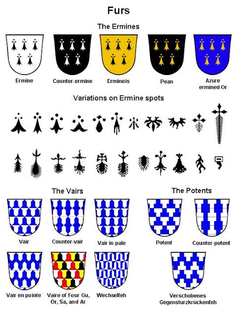 Heraldic colors and metals and their meanings Part 4