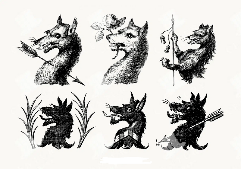 The Wolf in Heraldry