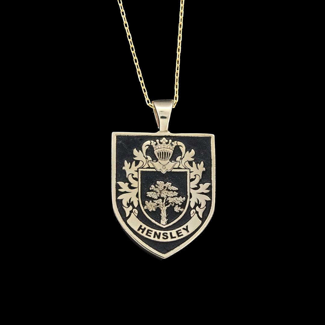 Shield Family Crest Pendant