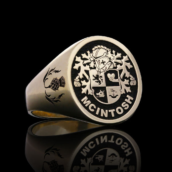 Raised Crest Ring