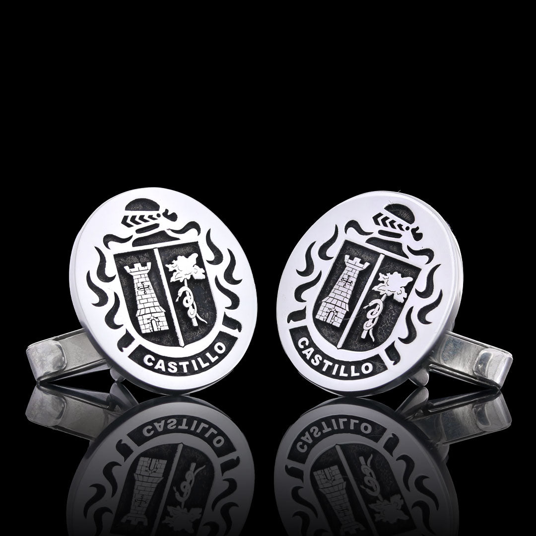 Duke Crest Cufflinks Oval