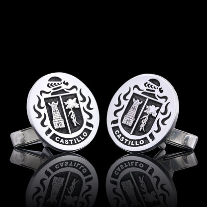 Duke Crest Cufflinks Oval
