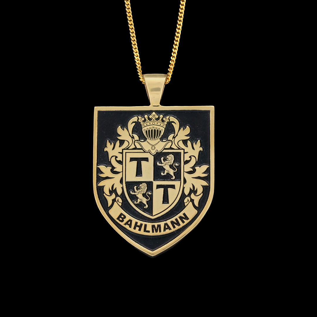Shield Family Crest Pendant