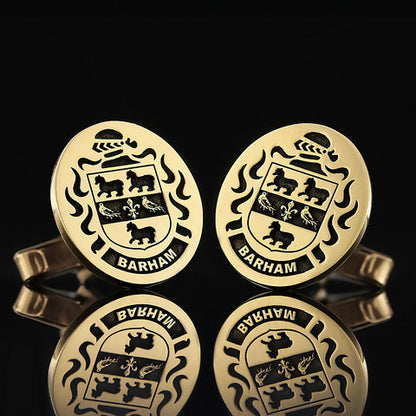 Duke Crest Cufflinks Oval