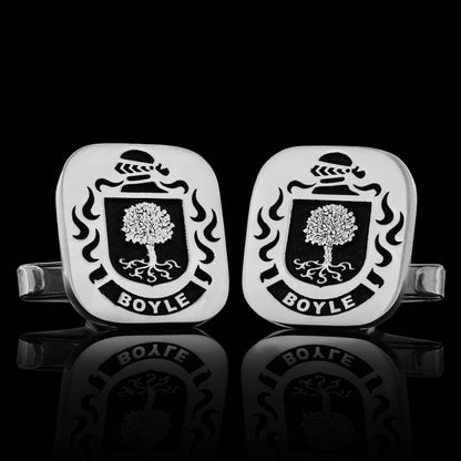 Duke Crest Cufflinks Square