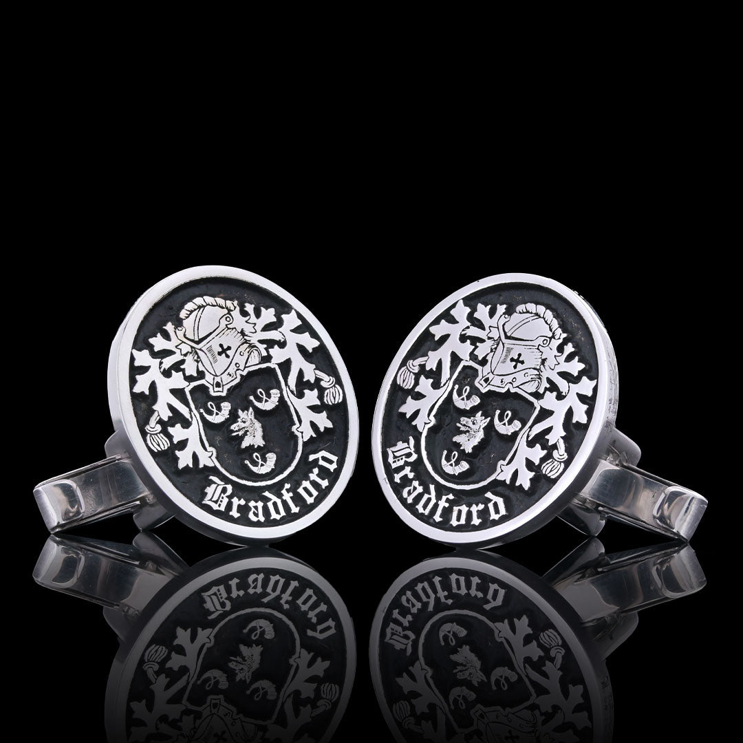 Cadet Crest Cufflinks Oval