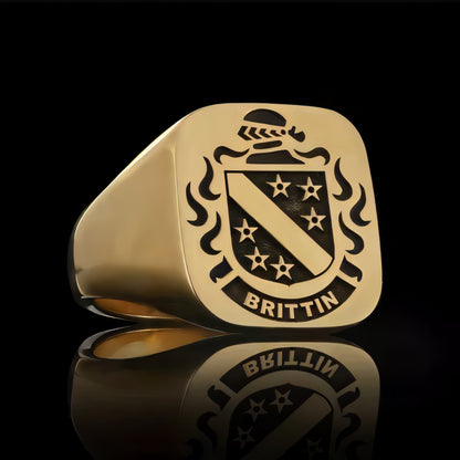 Duke Crest Ring Square