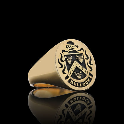 Duke Crest Ring Oval