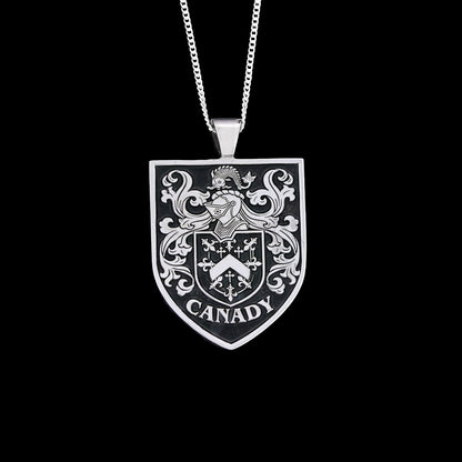 Shield Family Crest Pendant