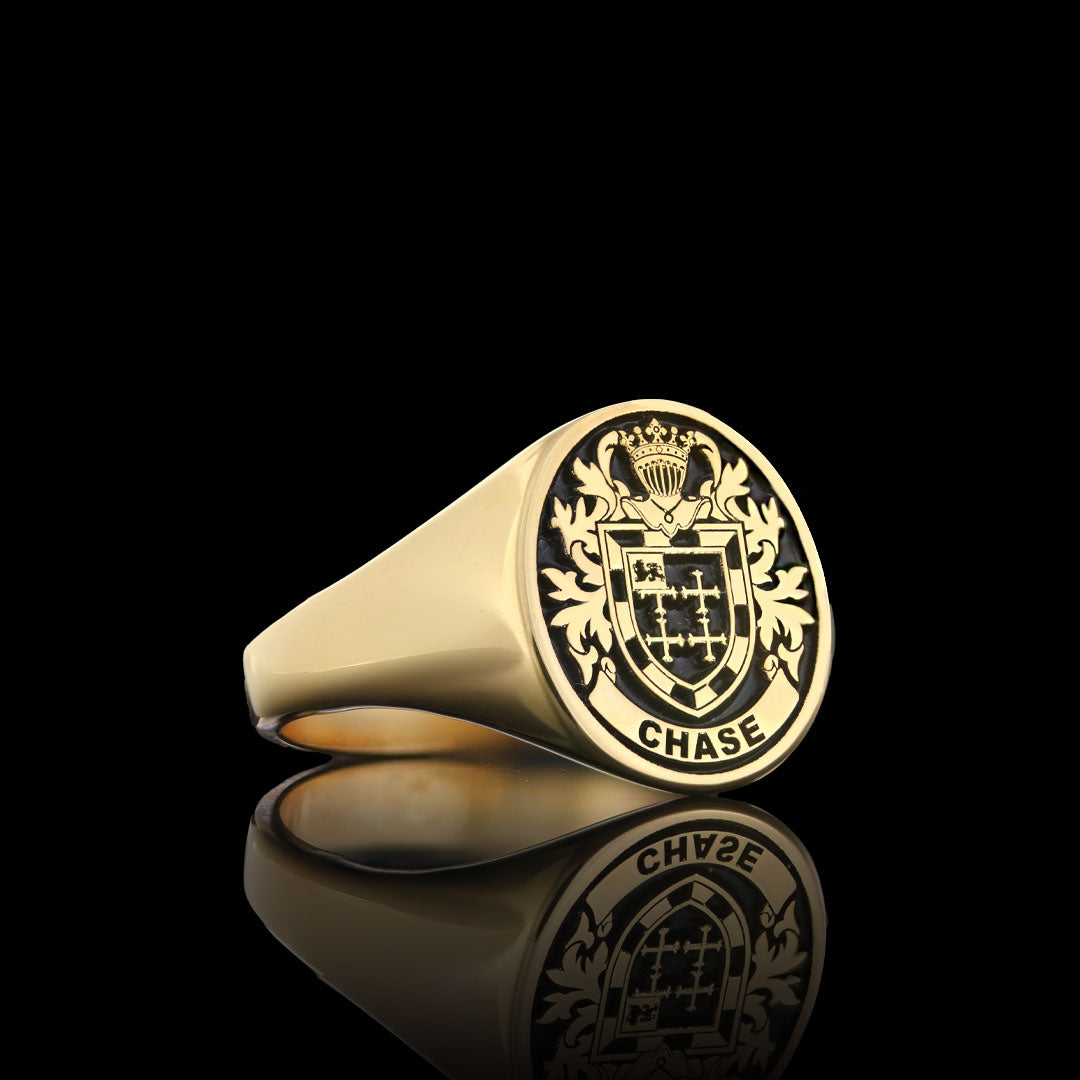 Pinky Finger Crest Ring