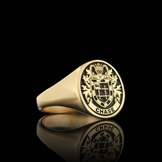 Pinky Finger Crest Ring