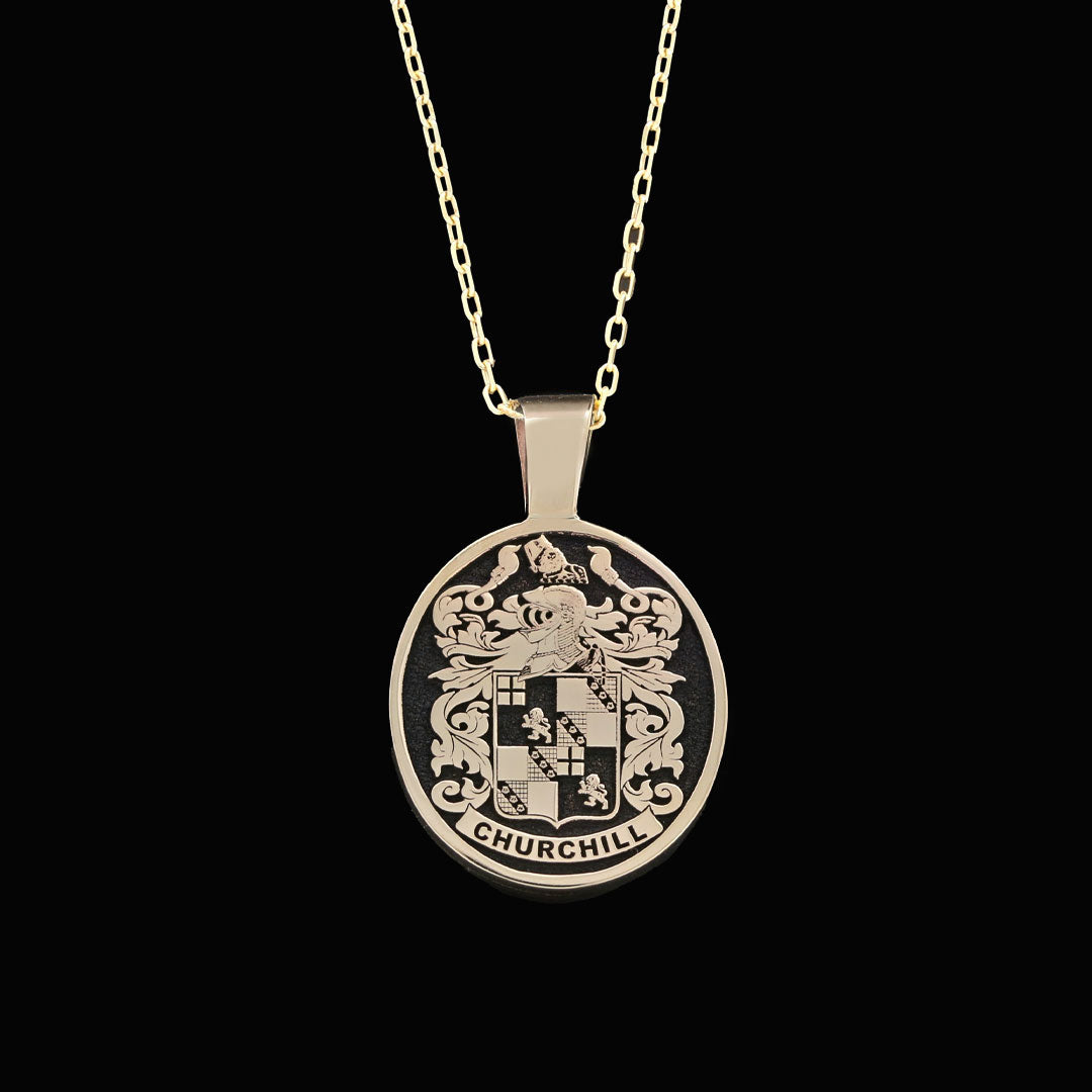 Monarch Family Crest Pendant