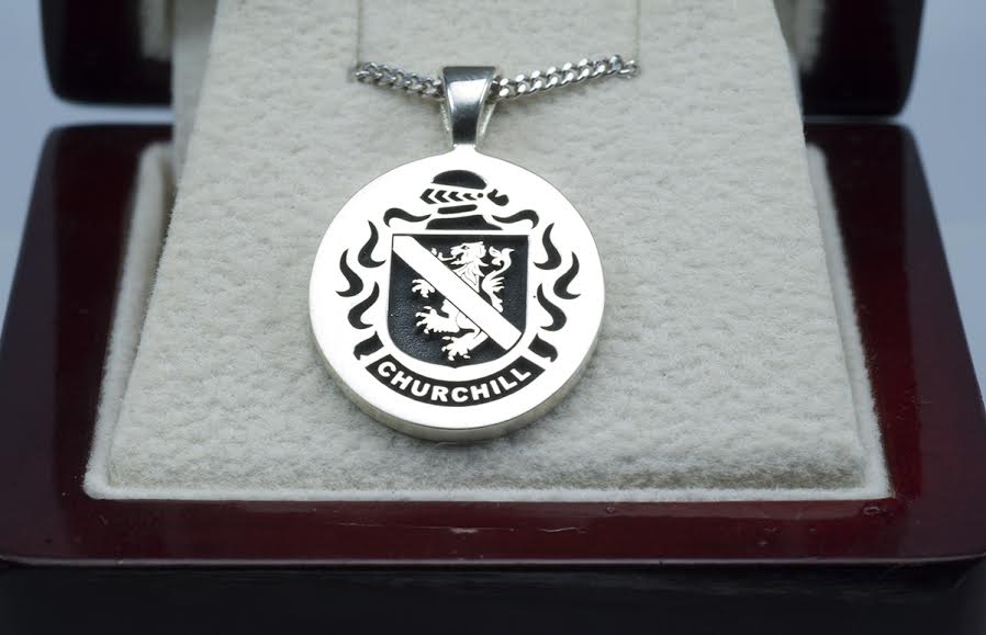 Double Sided Family Crest Pendant