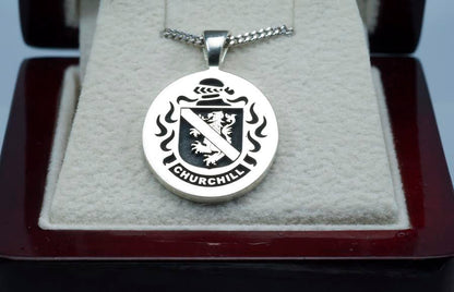 Double Sided Family Crest Pendant