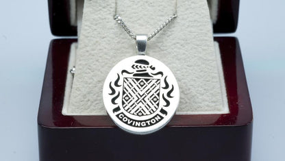 Double Sided Family Crest Pendant