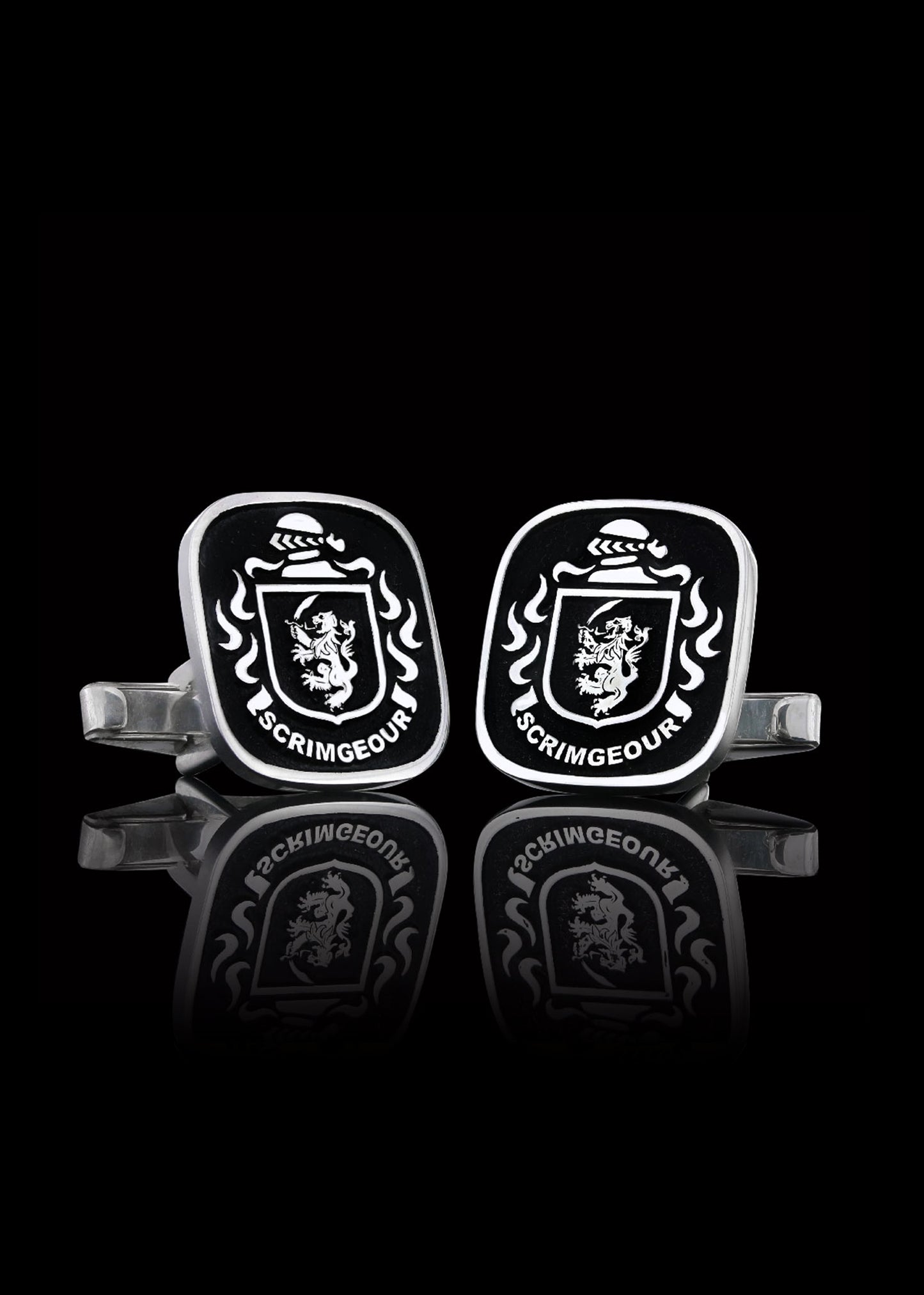 Dutch Crest Cufflinks Square