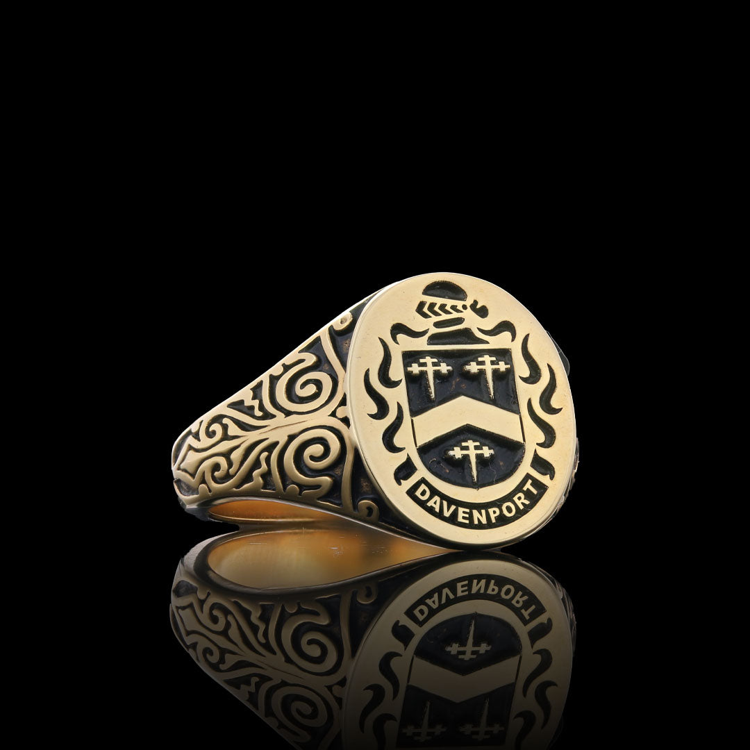 Duchess Crest Ring Oval