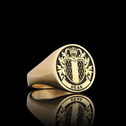 Pinky Finger Crest Ring