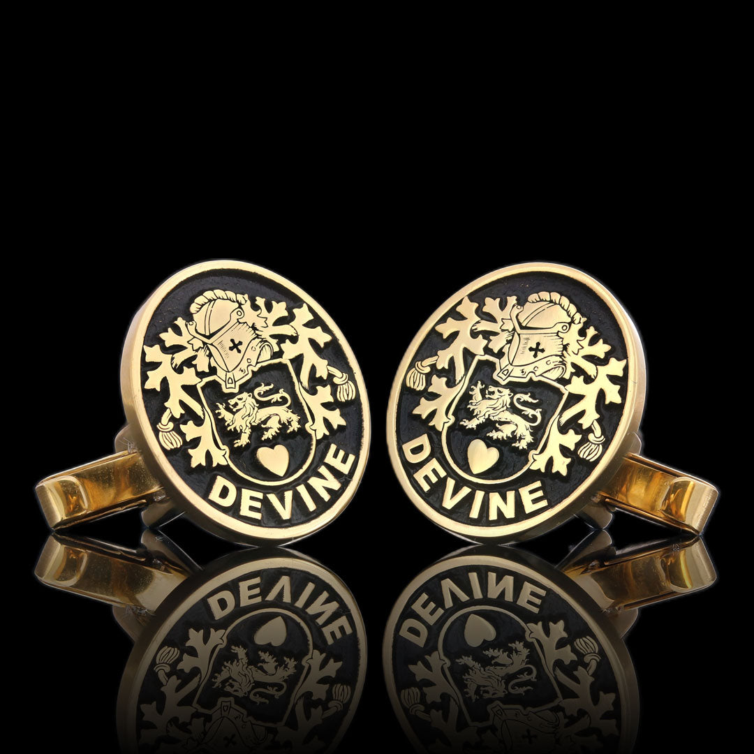 Cadet Crest Cufflinks Oval