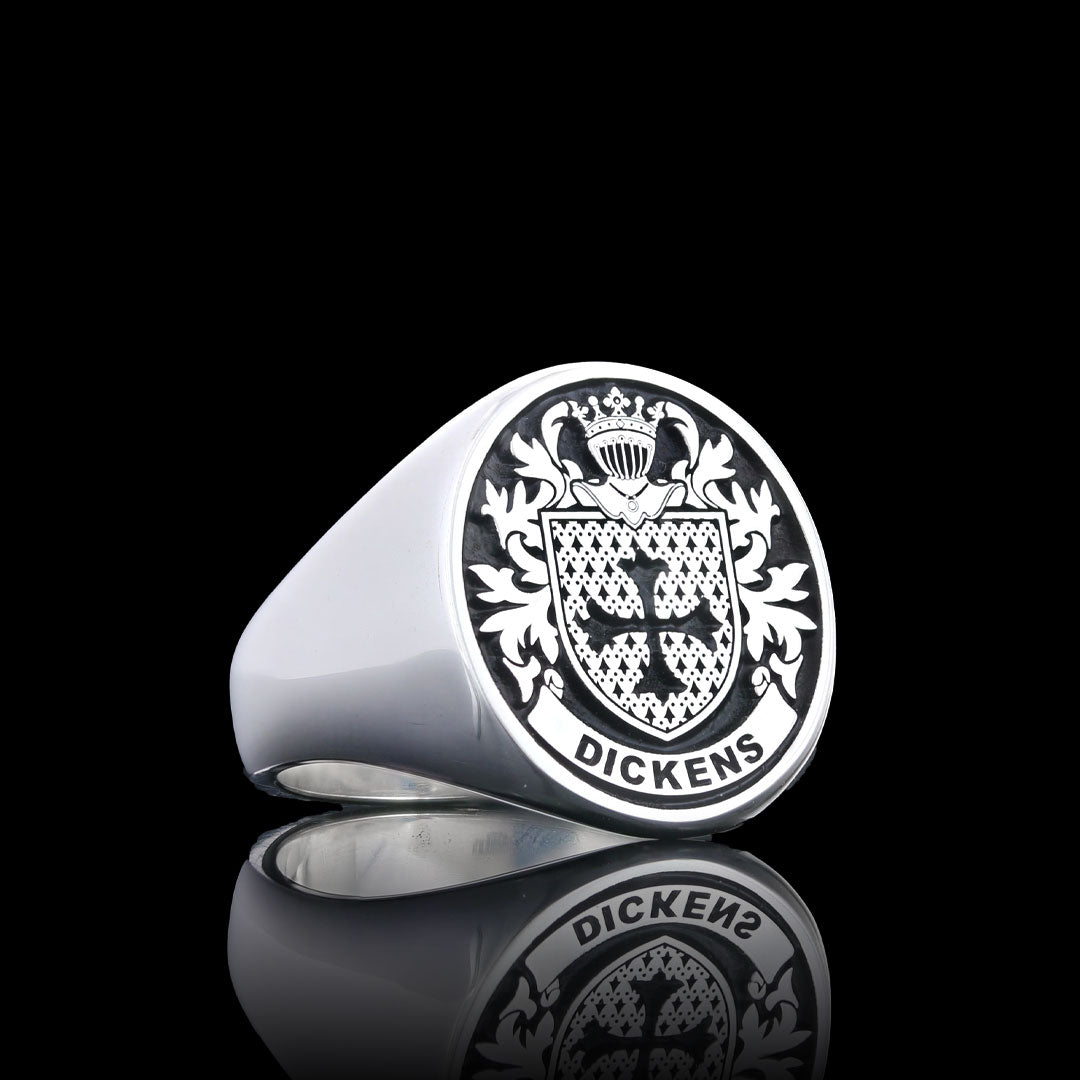 Pinky Finger Crest Ring