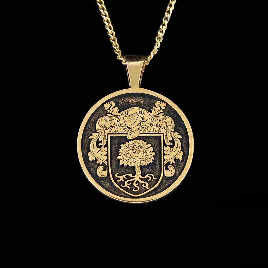 Knight Family Crest Pendant