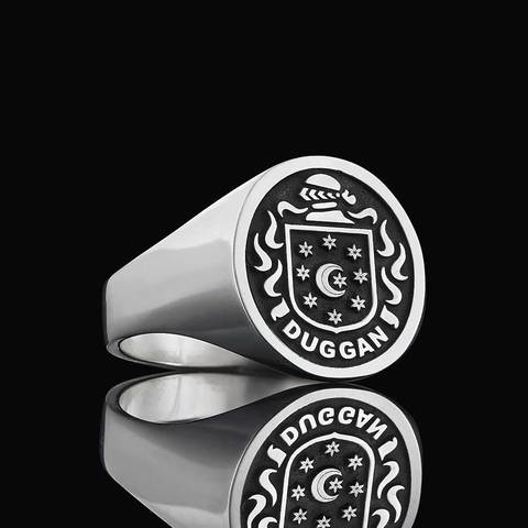 Pinky Finger Crest Ring