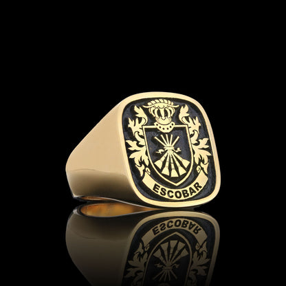 Baron Crest Ring Square