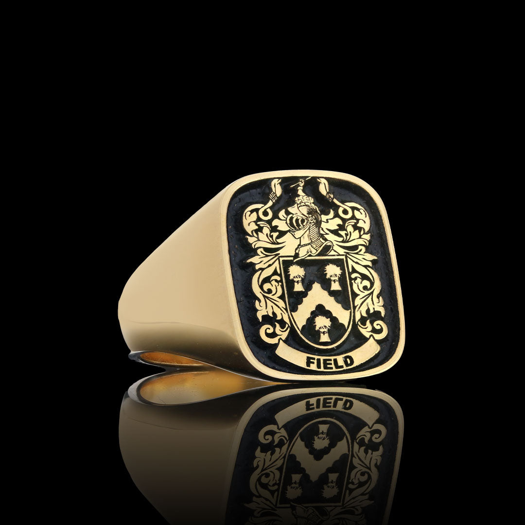 Emperor Crest Ring Square