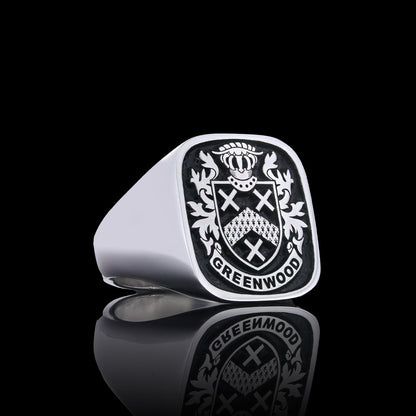 Baron Crest Ring Square