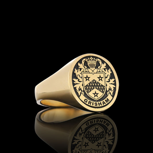 Pinky Finger Crest Ring