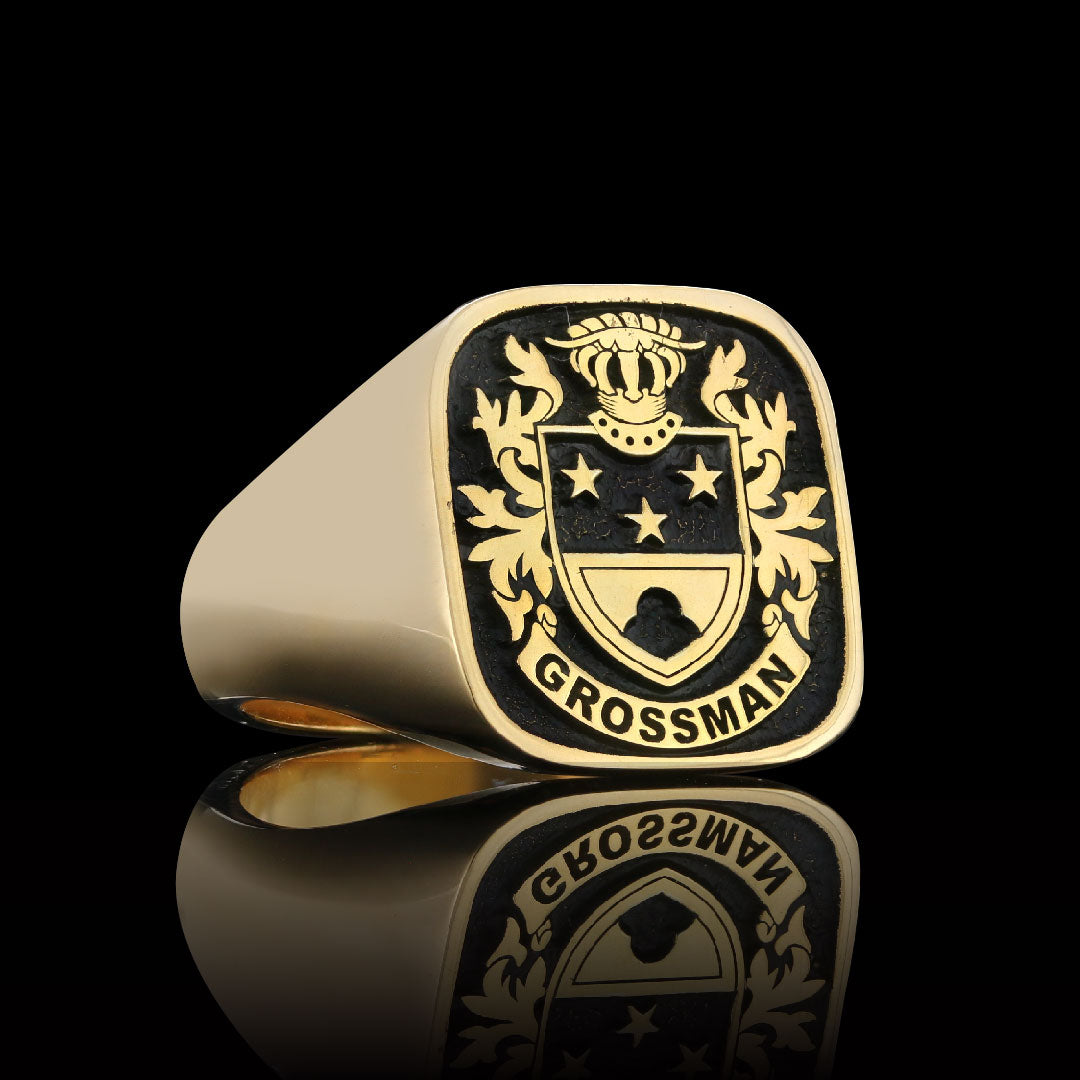 Baron Crest Ring Square