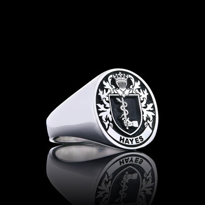 Pinky Finger Crest Ring