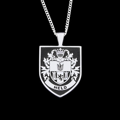 Shield Family Crest Pendant