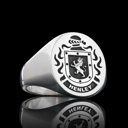Duke Crest Ring Oval