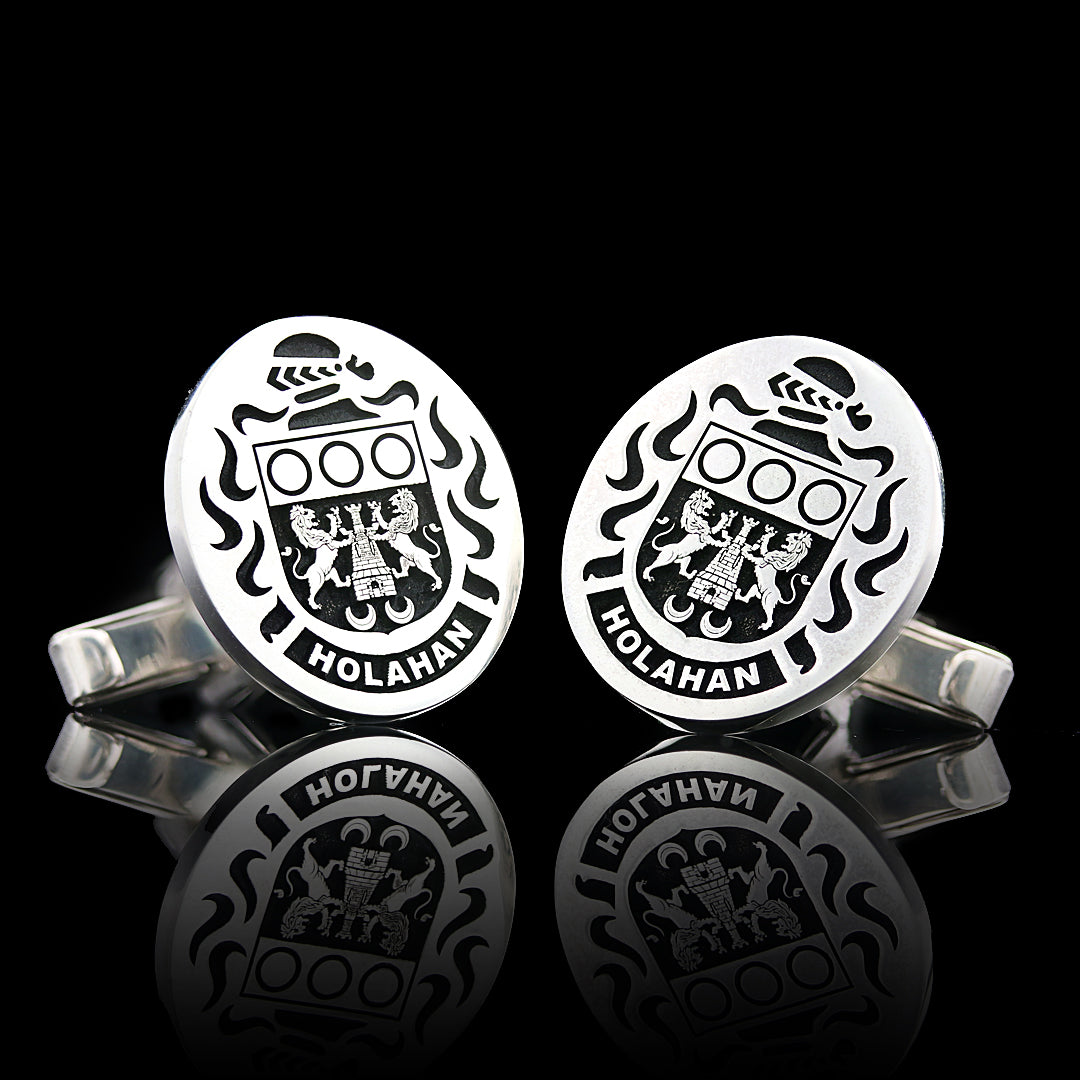 Duke Crest Cufflinks Oval