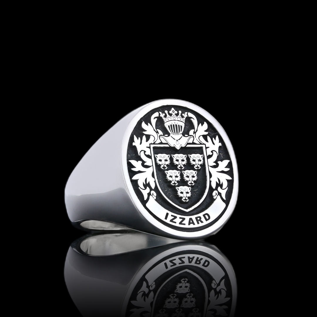 Pinky Finger Crest Ring