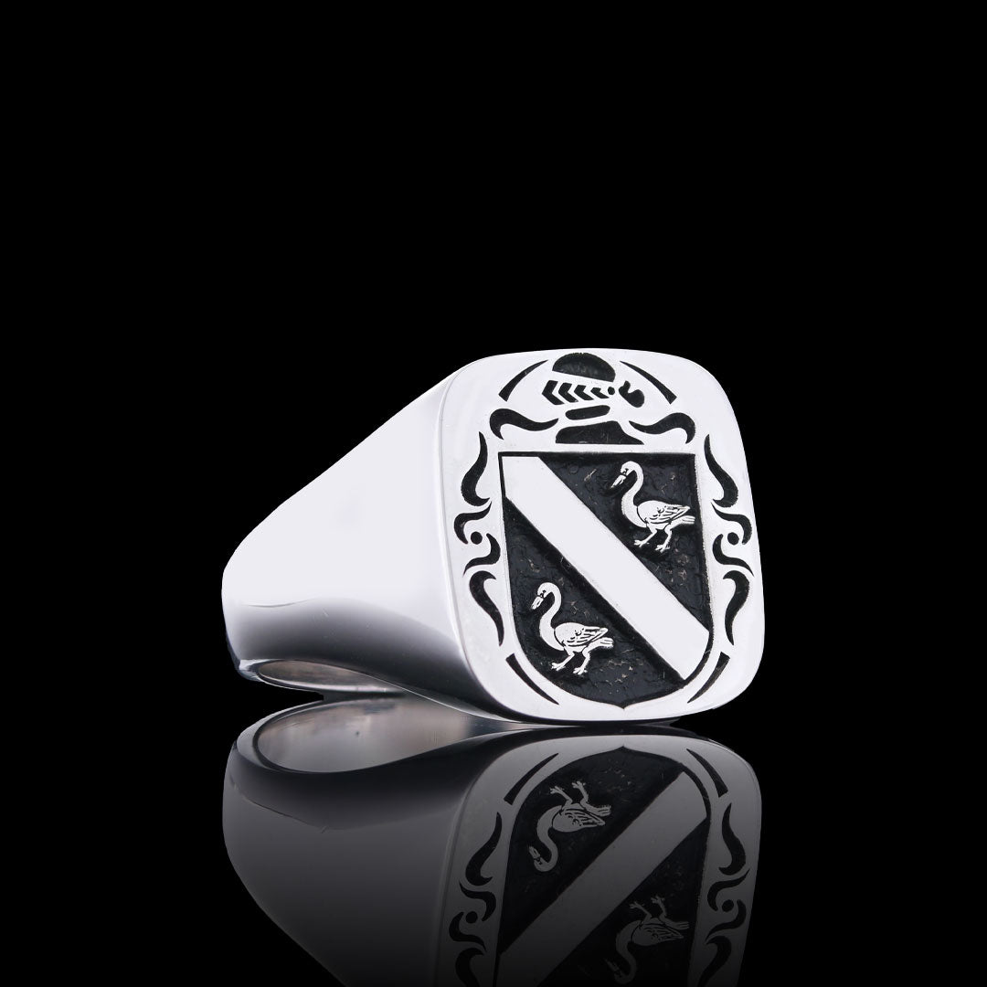 Knight Crest Ring Square
