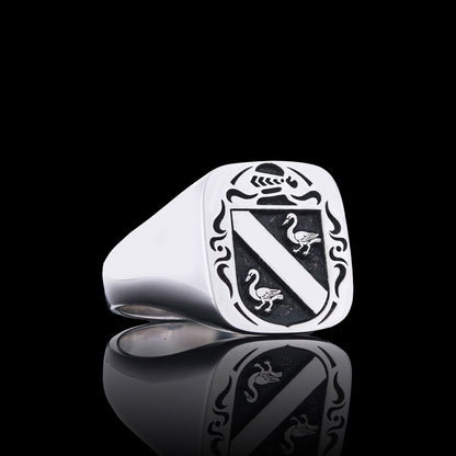Knight Crest Ring Square
