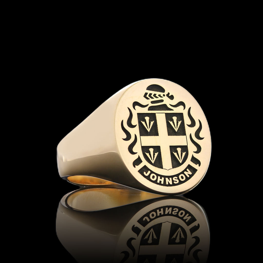 Duke Crest Ring Oval