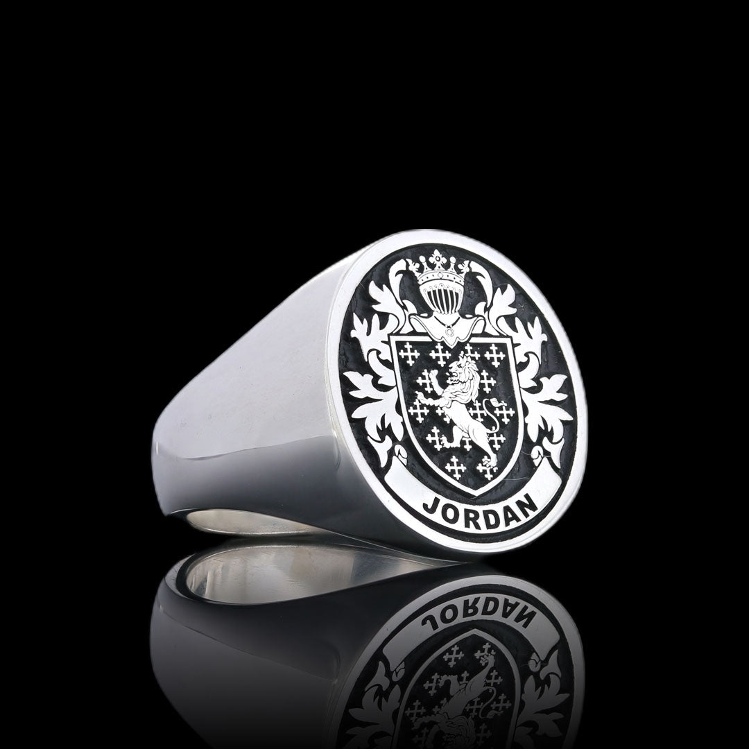 Pinky Finger Crest Ring
