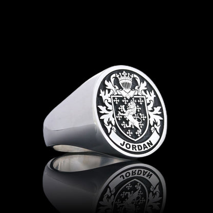 Pinky Finger Crest Ring